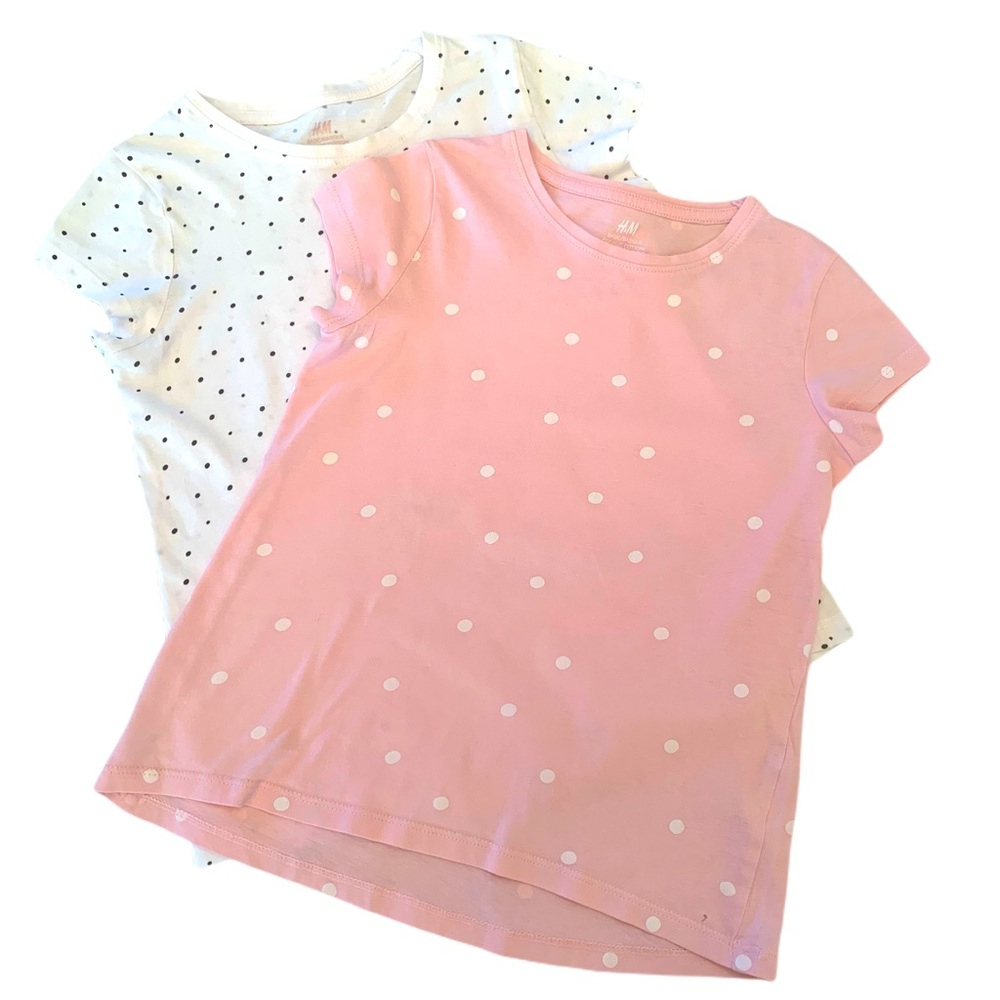 2-Pack H&M Short Sleeve T-Shirts. 6-8